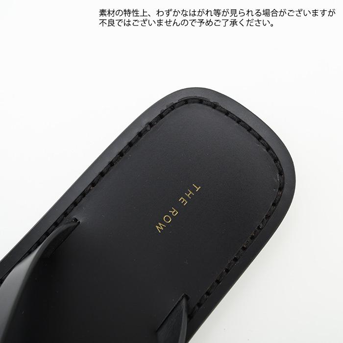 【THE ROW】シティスリッポンレザービーチサンダル 送料関税込 THE ROW ザ・ロウ サンダル CITY FLIP FLOP シティ