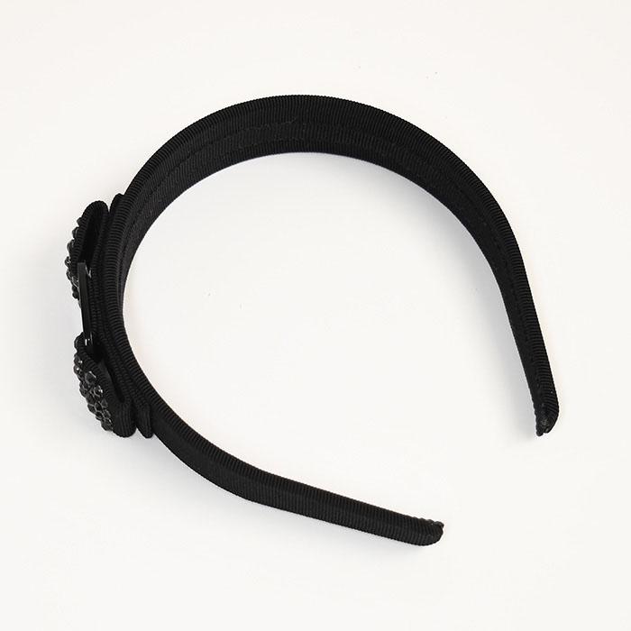 新品✨フェラガモ✨ヴァラリボン✨ドットカチューシャ✨ブラック✨シルバーペイント 新品✨フェラガモ✨ヴァラリボン✨ドットカチューシャ✨ブラック