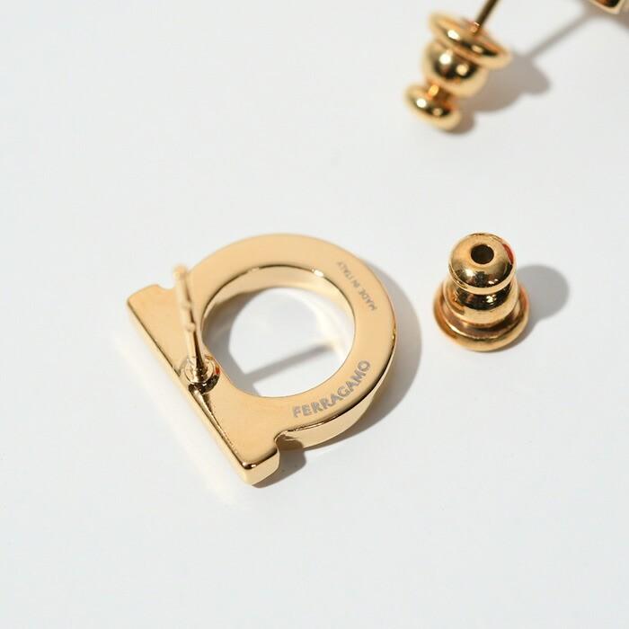 FERRAGAMO（フェラガモ） ガンチーニ クリスタル ピアス 760122 696573