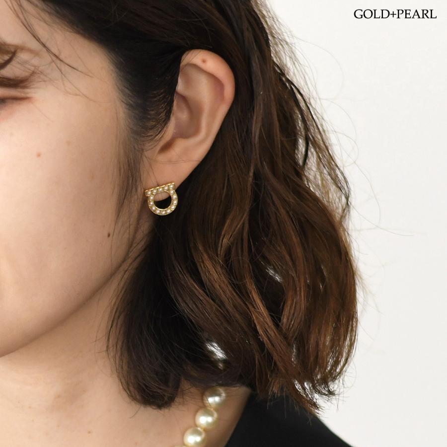 FERRAGAMO（フェラガモ） アクセサリー ピアス ガンチーニ クリスタル