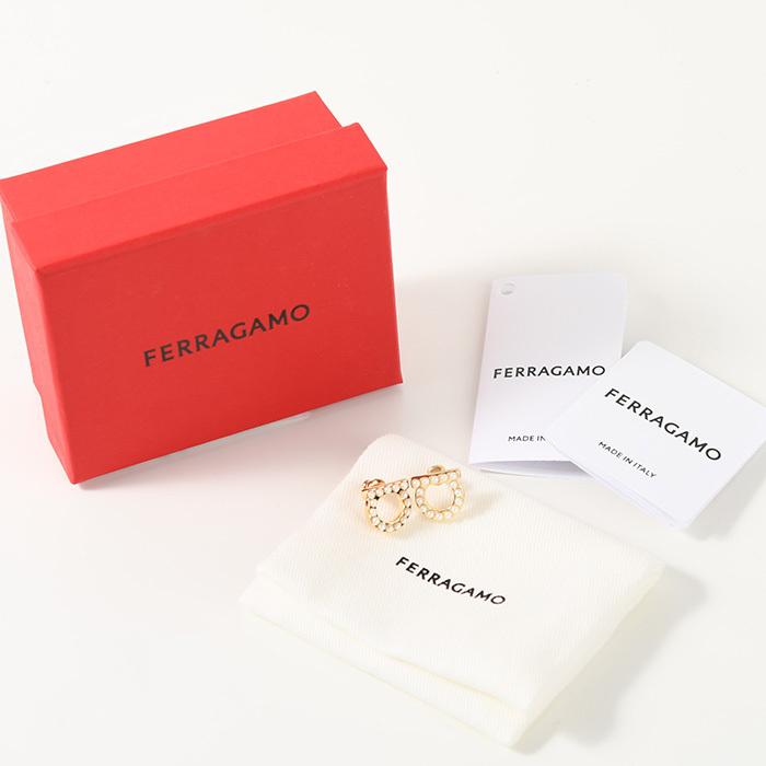 FERRAGAMO（フェラガモ） アクセサリー ピアス ガンチーニ クリスタル