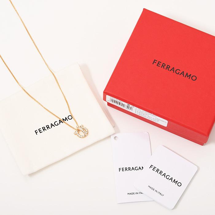 FERRAGAMO（フェラガモ） ネックレス アクセサリー ガンチーニ 3D