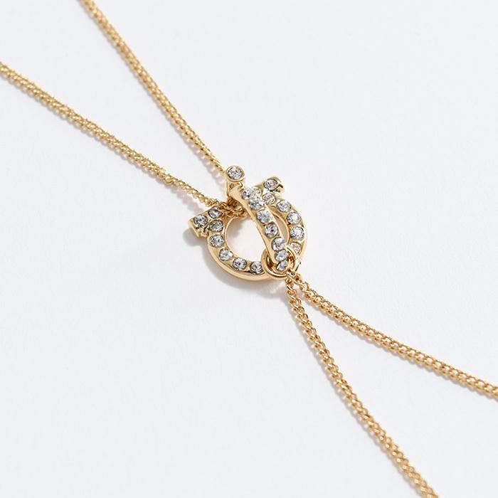 フェラガモ　ゴールド ガンチーニ　チェーン ネックレス 楽天市場】【1,000円OFFクーポン配布中】フェラガモ ネックレス