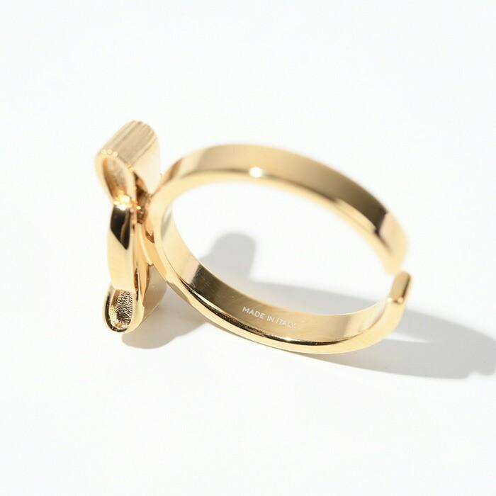 フェラガモ ヴァラリボンモチーフリング　Salvatore Ferragamo FERRAGAMO（フェラガモ） アクセサリー 指輪 VARA ヴァラ リボン