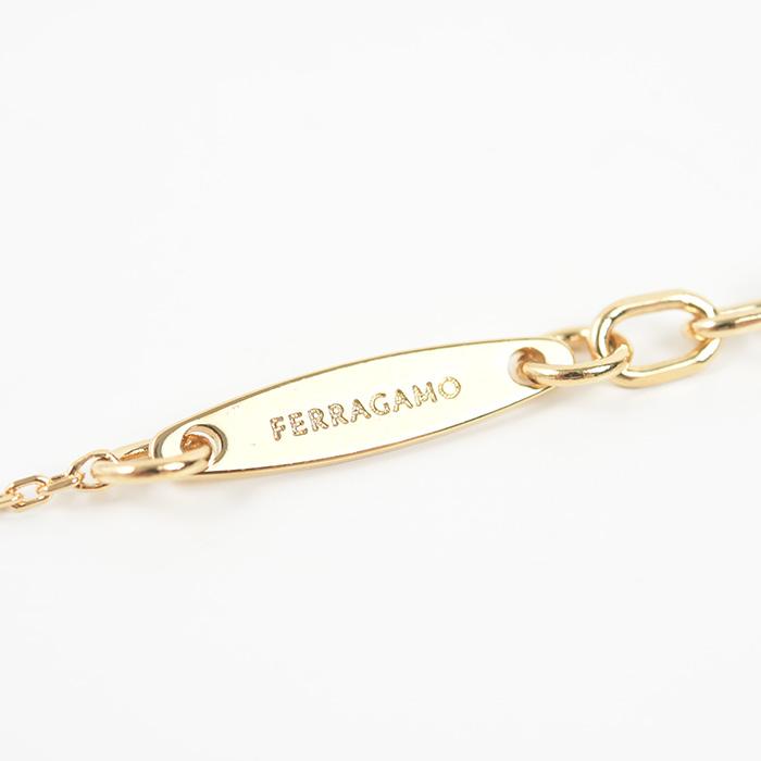 Ferragamo ヴァラ リボン ネックレス ゴールド A258043