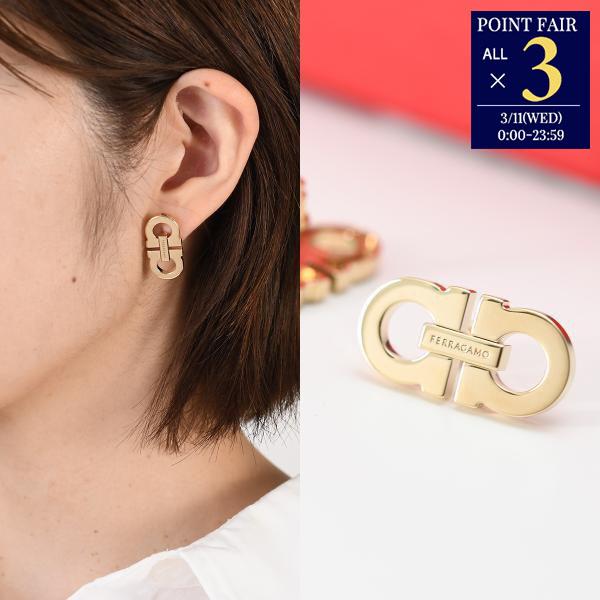 FERRAGAMO（フェラガモ） アクセサリー ピアス ダブル・ガンチーニ