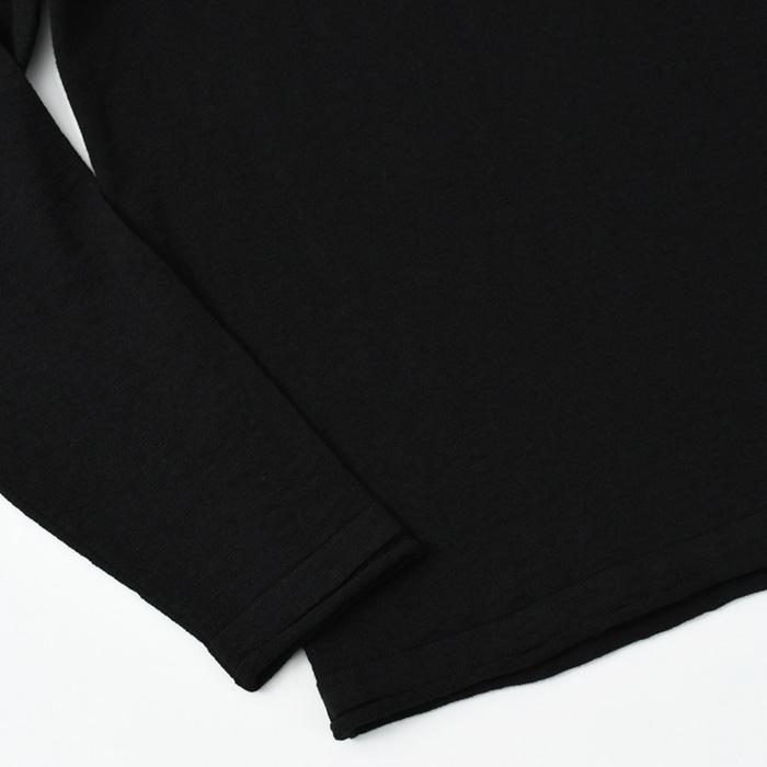 ストーンアイランド ニット クルーネック 袖ワッペン プルオーバー ブラック M STONE ISLAND 25SSモデル ストーンアイランド バッジワッペン