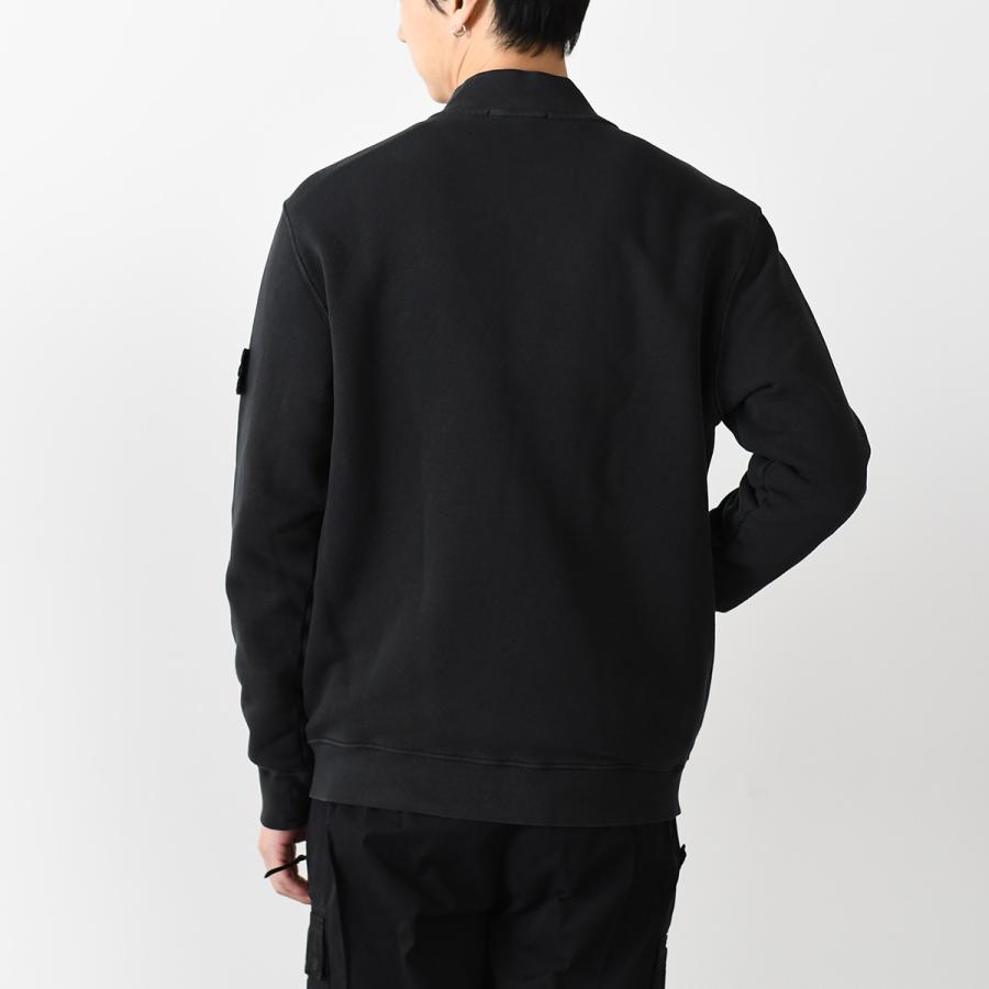 Stone Island 黒 ジップアップスウェット ジュニア 14Y 170 Stone Island 黒 ジップアップスウェット ジュニア 14Y 170
