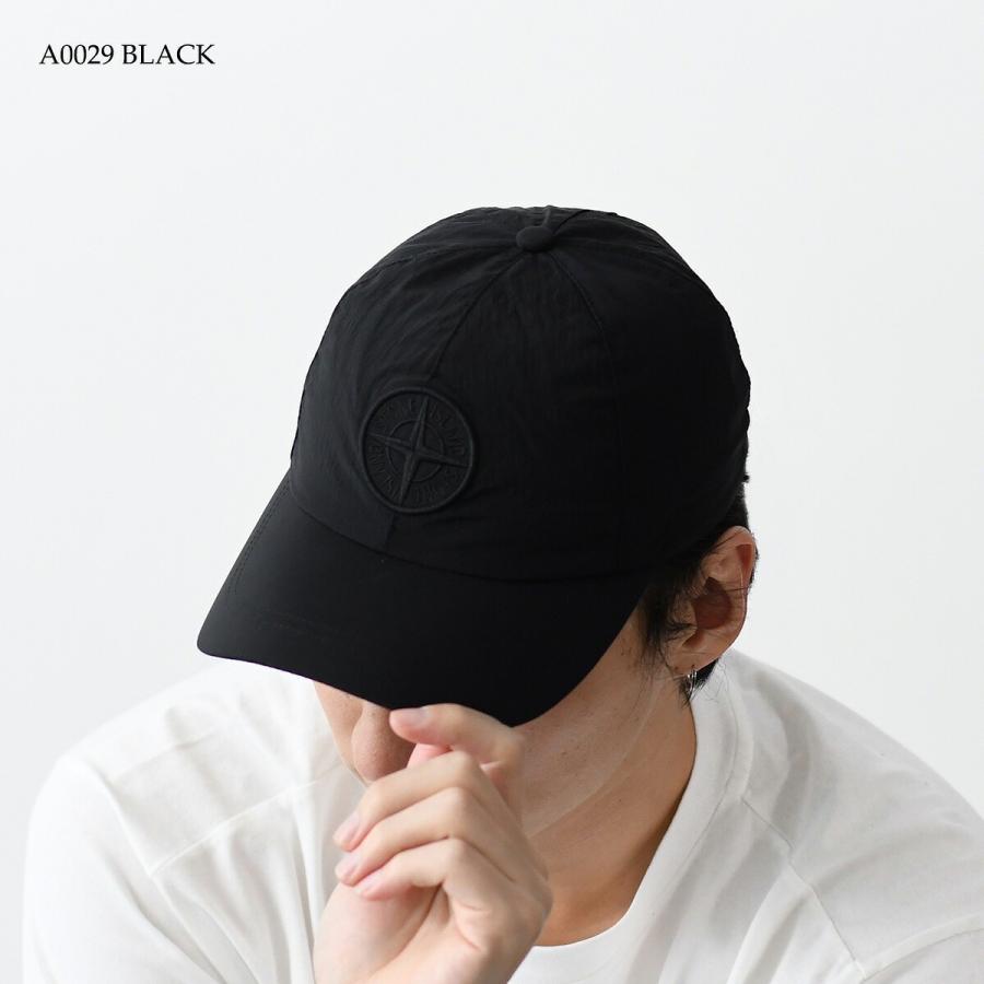 STONE ISLAND（ストーン アイランド） 帽子 キャップ NYLON METAL IN