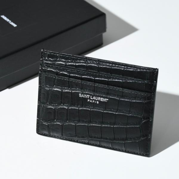 超ポイントバック祭】 サンローラン カードケース YSL ロゴ カサンドラ