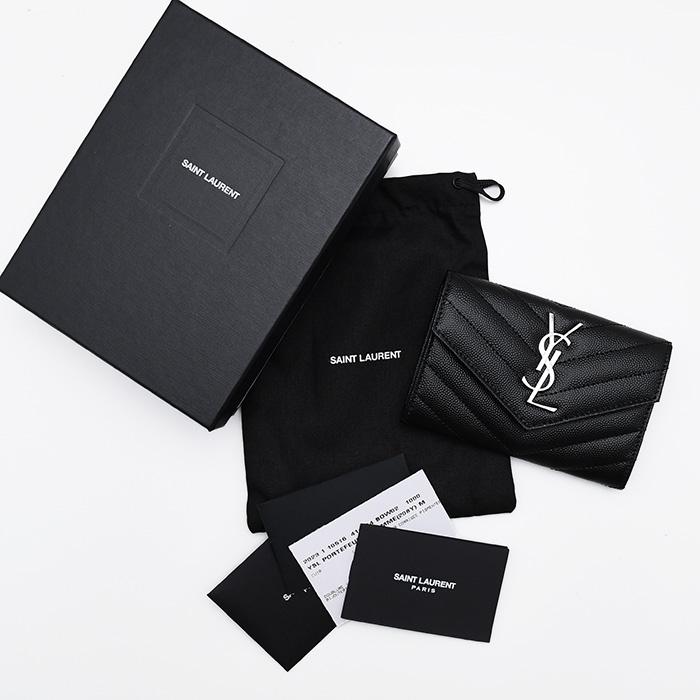SAINT LAURENT サンローラン 財布 モノグラム スモール エンベロープ