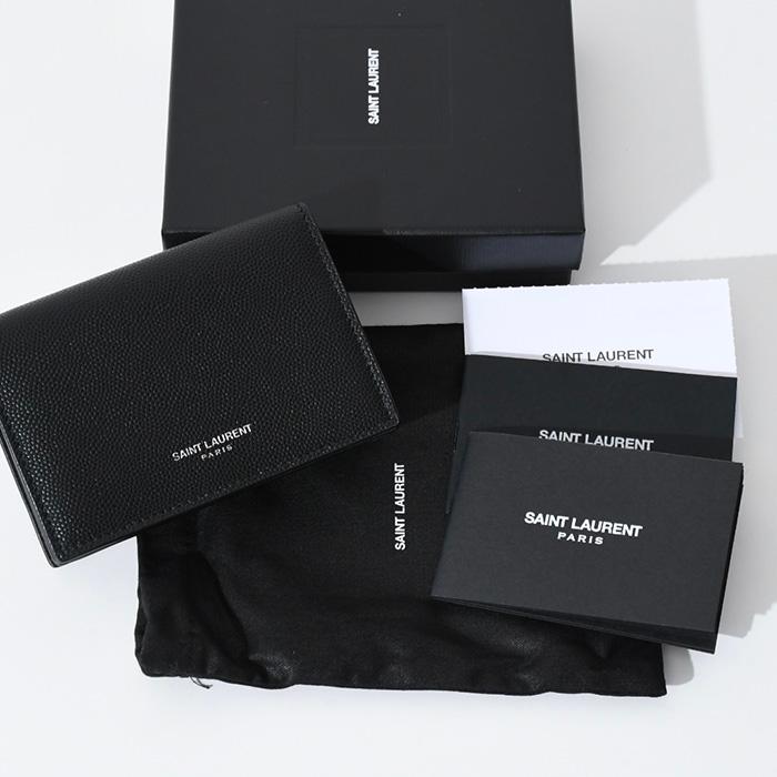 SAINT LAURENT サンローラン 名刺入れ レザー カードケース メンズ