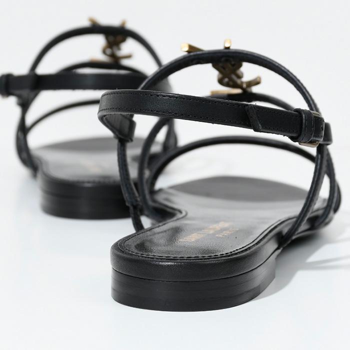 SAINT LAURENT サンローラン サンダル カサンドラ フラット SAINT LAURENT サンローラン サンダル カサンドラ フラット