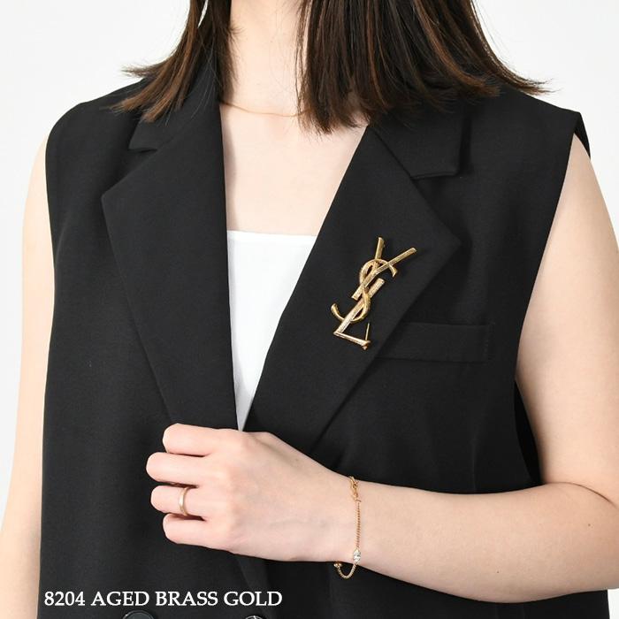 SAINT LAURENT サンローラン ブローチ 700582Y1500 オピウム YSL SAINT LAURENT サンローラン ブローチ 700582Y1500 オピウム YSL