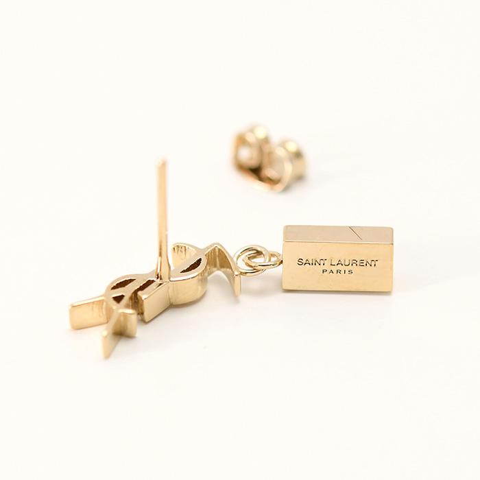 SAINT LAURENT ゴールドロングピアス サンローランパリ ピアス アクセサリー オピウム YSL ロング
