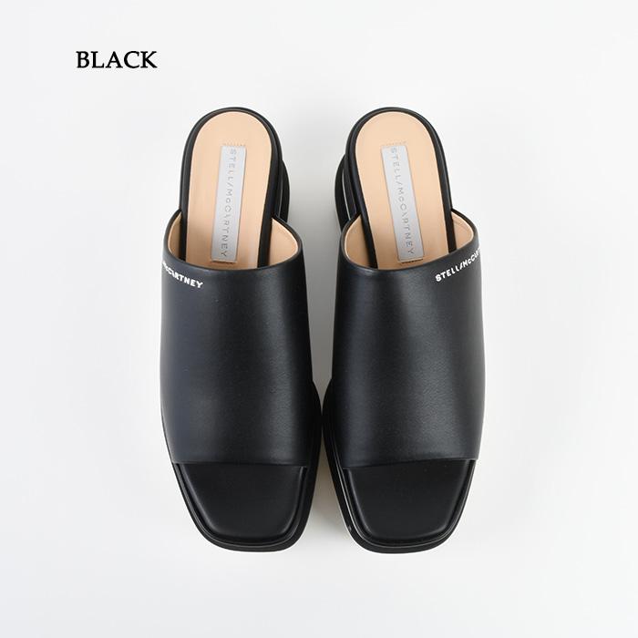 サイズ36 1/2】STELLA McCARTNEY ブラックミュール サイズ36 1/2