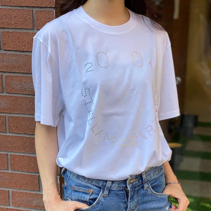 海外正規品 Stella Mccartney ステラマッカートニー Smile ロゴt Tシャツ レディース トップス ホワイト White 511240 Snw63 半袖 新作 超特価セール Www Skylanceronline Com