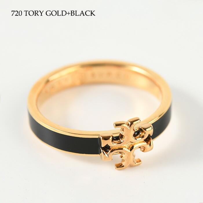 TORY BURCH トリーバーチ リング 指輪 アクセサリー キラ エナメル 143760 レディース ゴールド ブラック ホワイト_4