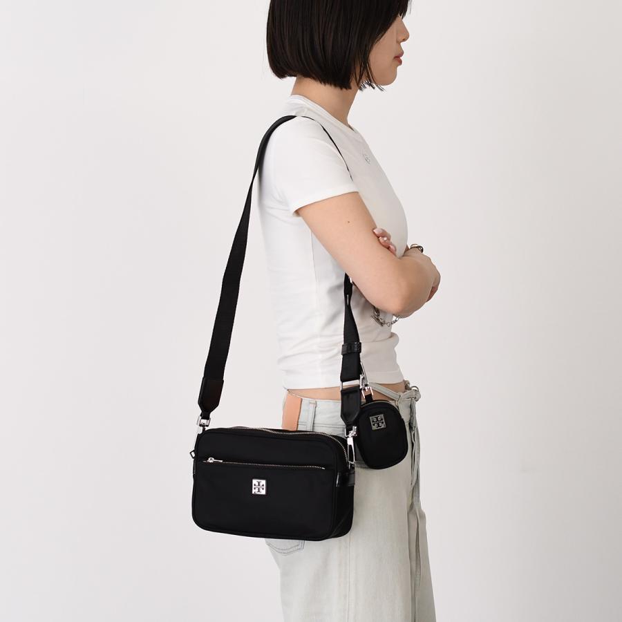 【良品】TORY BURCH トリーバーチレザー ワンショルダーバッグ ブラック TORY BURCH（トリーバーチ） 並行輸入 ショルダーバッグ ブレイク