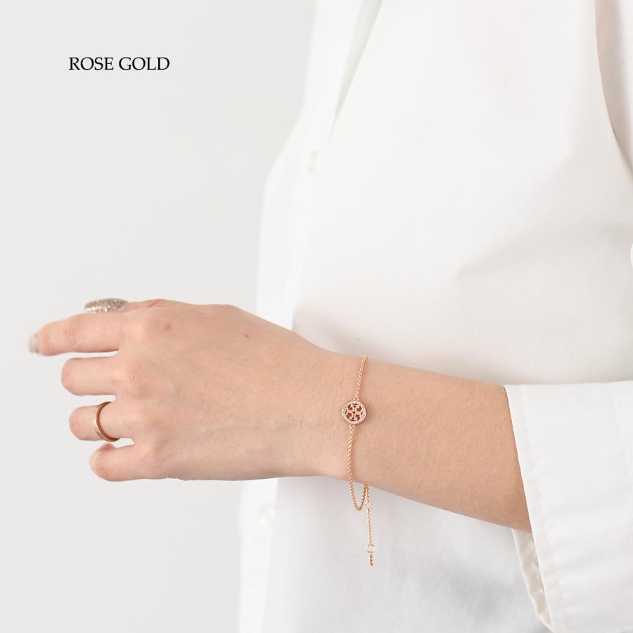 TORY BURCH トリーバーチ ブレスレット ミラー パヴェ チェーン