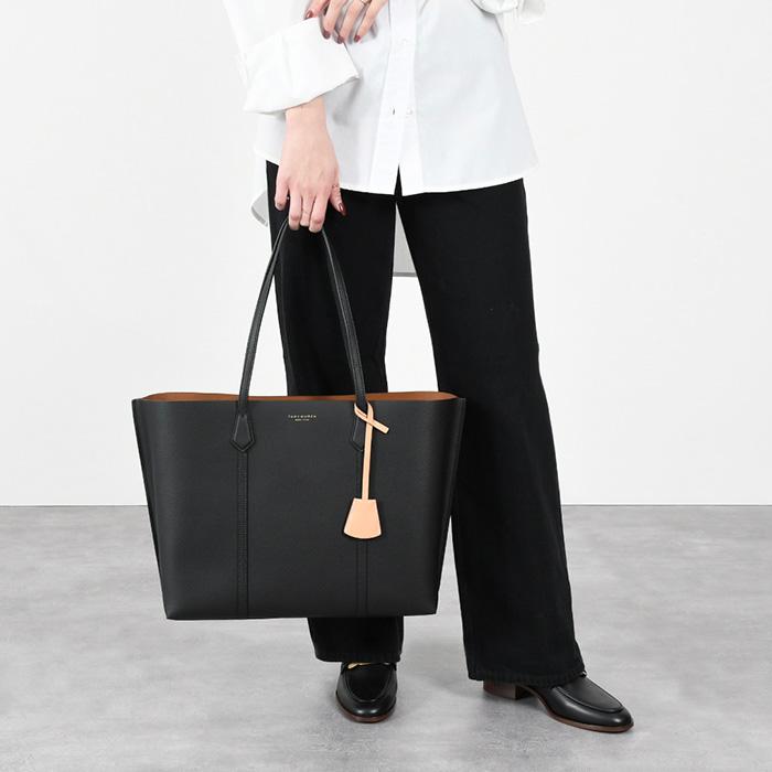 TORY BURCH トリーバーチ トート ペリー トリプルコンパートメント 81932 レザー 黒 ブラック BLACK  ブラウン BROWN レザー ショルダー 人気 おすすめ｜selectshopfelice｜05