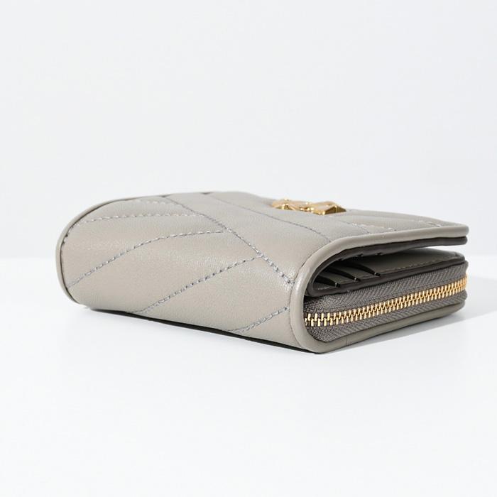 トリーバーチ エナメル二つ折り財布 レディース Tory Burch TORY BURCH トリーバーチ ウォレット 財布 キラ シェブロン バイ