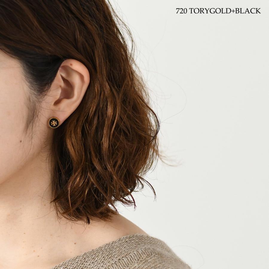 TORY BURCH（トリーバーチ） ピアス キラ エナメル サークルスタッズ