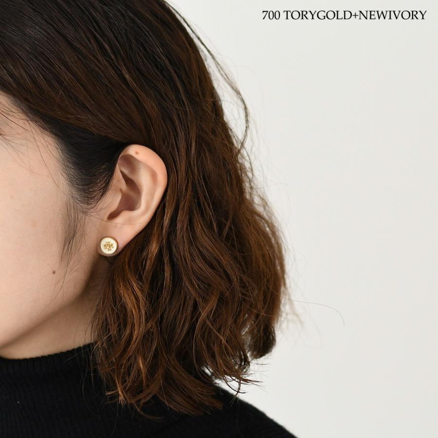 TORY BURCH（トリーバーチ） ピアス キラ エナメル サークルスタッズ