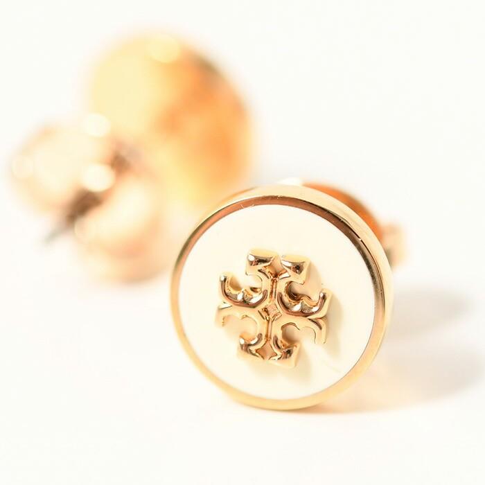 トリーバーチ TORY BURCH キラ エナメルサークルスタッズピアス 美品