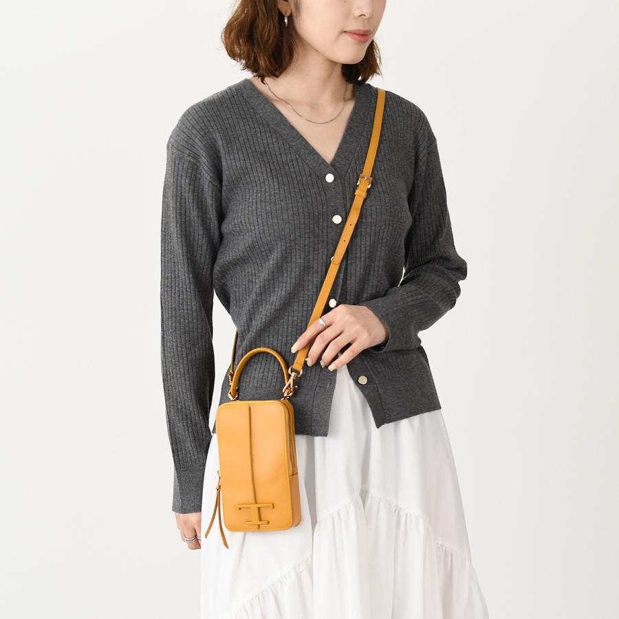 ◆TOD´S◆Tタイムレス レザー スマートフォンバッグ ミディアム TOD'S トッズ バッグ T タイムレス レザー スマートフォン