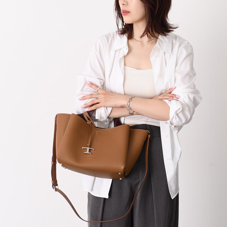 TOD'S トッズ ハンドバッグ レザー ベージュブラウン 肩掛け トートバッグ TOD'S（トッズ） 【ポイント5倍】TOD'S バッグ レザーミニバッグ