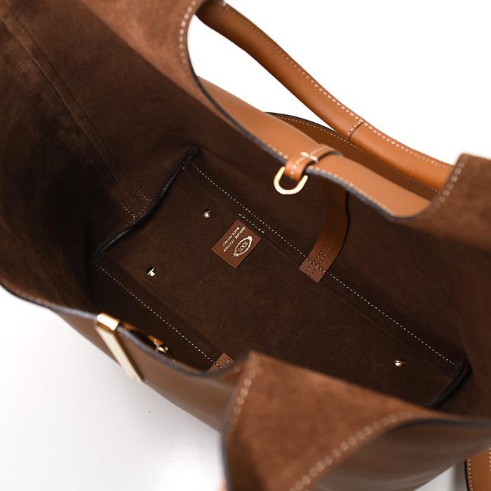 美品 トッズ レザー ハンドバッグ Dバッグ ビジネスバッグ ブラウン Woman ブラウン トッズ レザー Di バッグ ミディアム