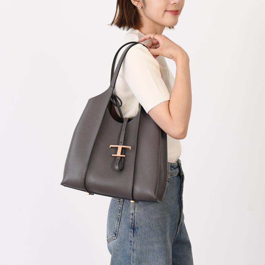 トッズ トートバッグ Tタイムレス ショッピングバッグ レディース TODS XBWTSBA0200 Q8E TOD'S（トッズ） バッグ ショルダーバッグ Tタイムレス レザー