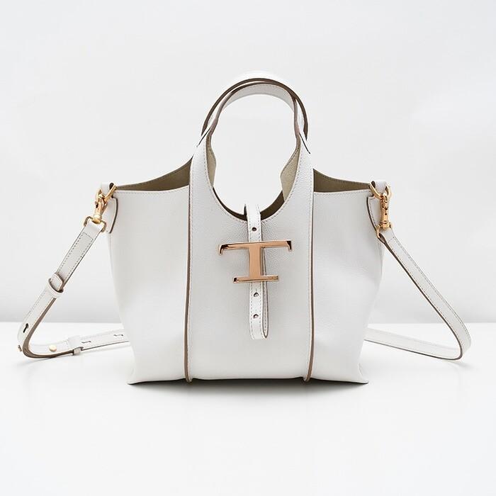 TOD'S（トッズ） バッグ 2WAY Tタイムレス レザー ミニショッピング