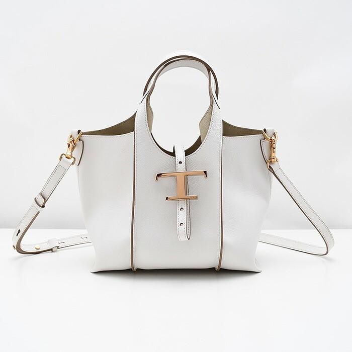 TOD'S（トッズ） バッグ 2WAY Tタイムレス レザー ミニショッピング