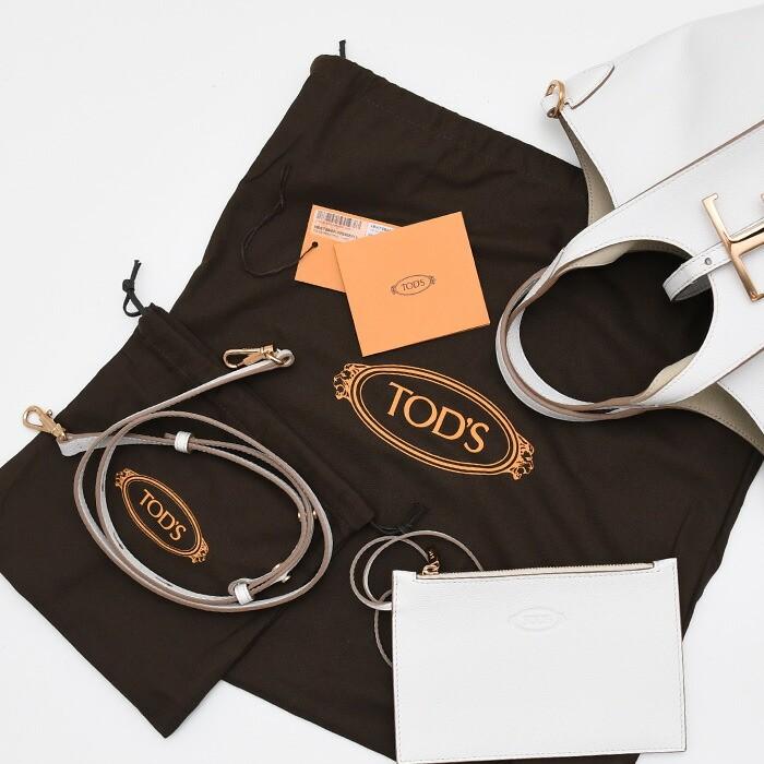 TOD'S（トッズ） バッグ 2WAY Tタイムレス レザー ミニショッピング