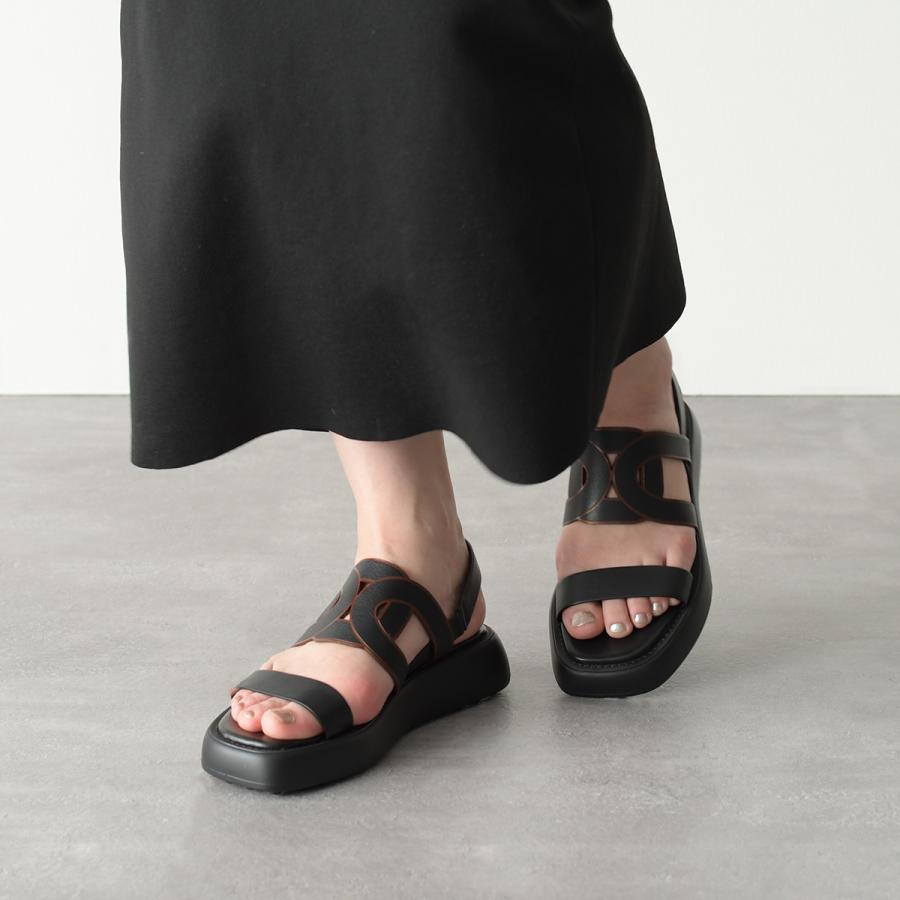 【ほぼ未使用】TOD'S トッズ カーフヘア プラットフォームサンダル 36 TOD'S トッズ カーフヘア プラットフォームサンダル 36