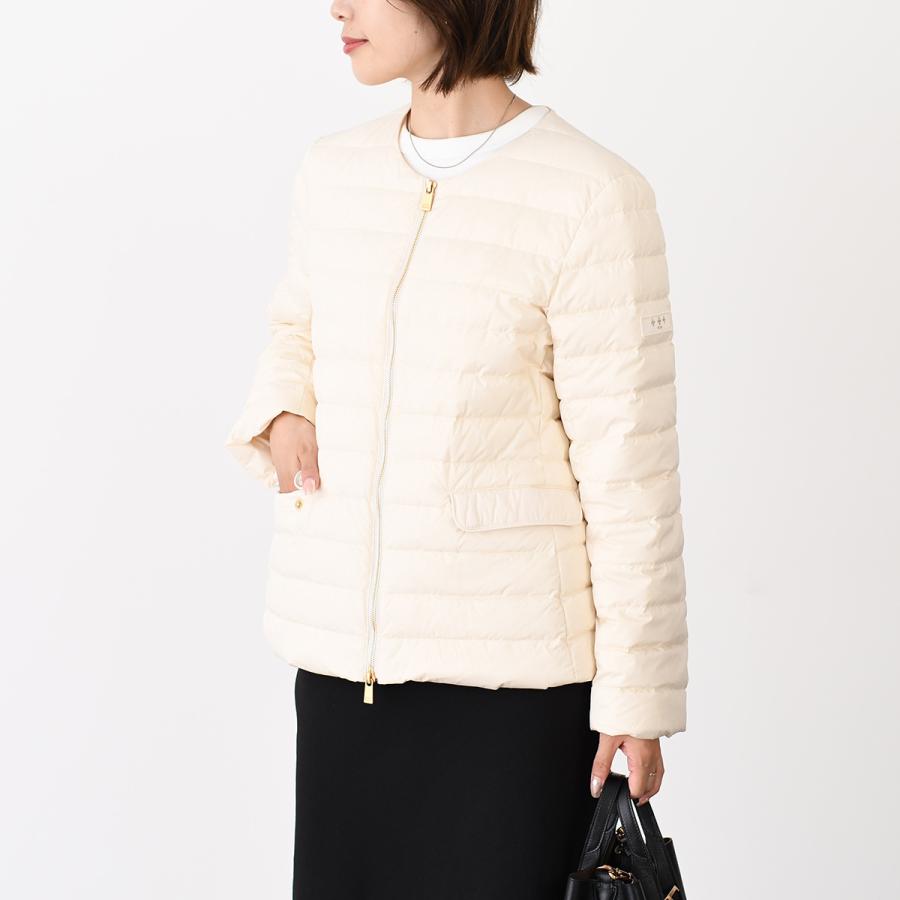 TATRAS ノーカラーライトダウンジャケット　ベージュ　サイズ2 TATRAS ダウンコート ダウンジャケット / 別注 ACACIA ノー