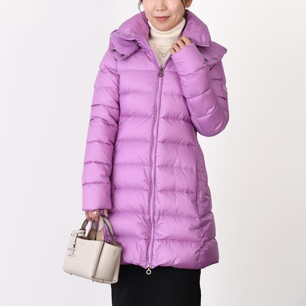 TATRASロングダウンコート ベルト付き パープル03 TATRAS タトラス