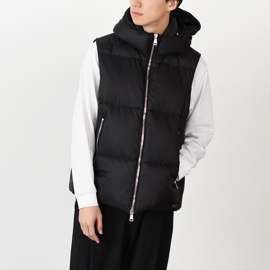 ✨美品✨TATRAS MELKO 03(Ｌ)メルコブラックフード付きダウンベスト MELKO メルコ | タトラス公式オンラインストア
