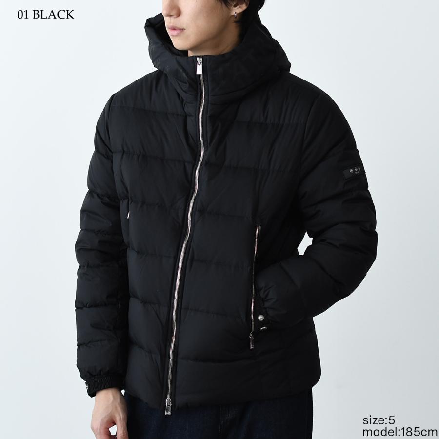 24年製 タトラス カシマーゾ ブラック ダウンジャケット ロゴプリント 01S 24年製 タトラス カシマーゾ ブラック ダウンジャケット ロゴプリント