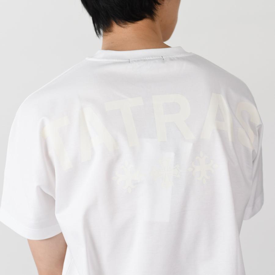 タトラス　シンプルホワイト半袖Tシャツ　白　Mサイズ タトラス シンプルホワイト半袖Tシャツ 白 Mサイズ 楽天市場