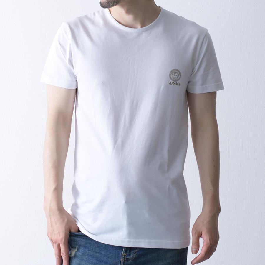VERSACE ベルサーチ メデューサ クルーネック Tシャツ AUU01005 