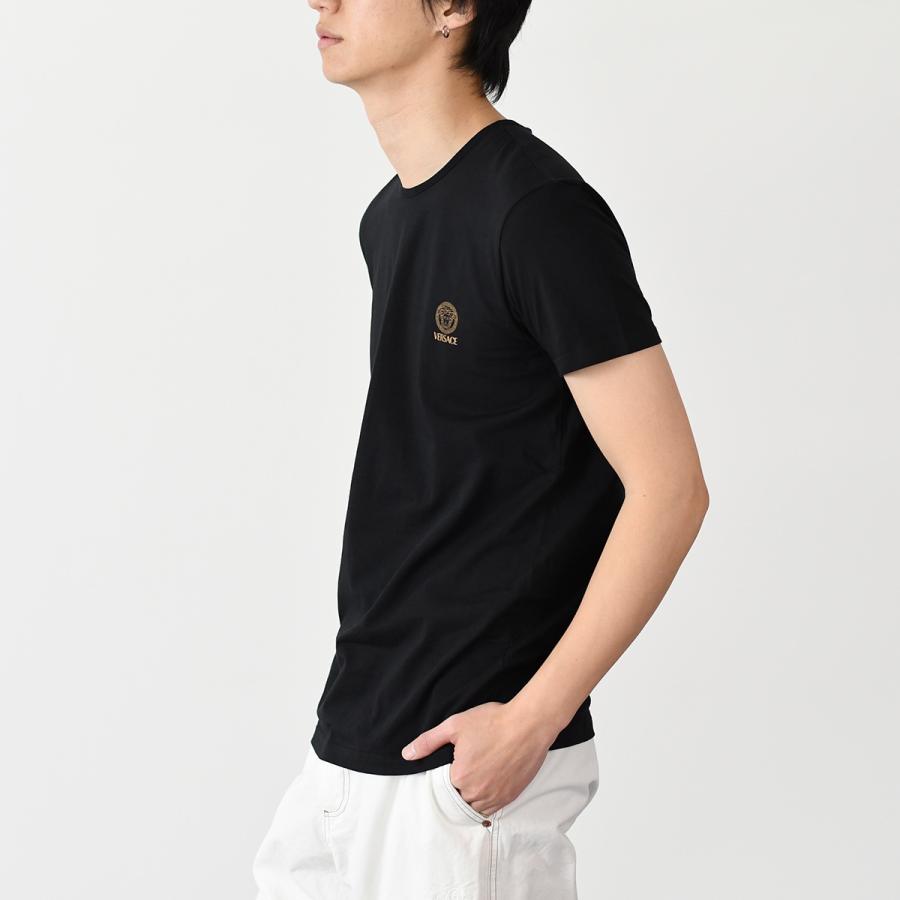VERSACE ベルサーチ メデューサ クルーネック Tシャツ AUU01005 