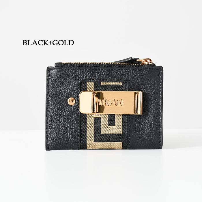 VERSACE ヴェルサーチェ ZIP付 レザー カードケース 1003084 1A02649 VERSACE ヴェルサーチェ ZIP付 レザー カードケース 1003084 1A02649