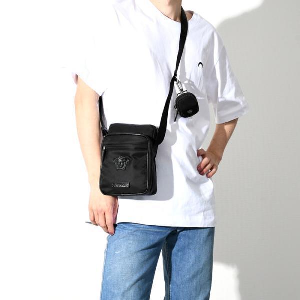 VERSACE ヴェルサーチェ ヴェルサーチ バッグ メデューサ モチーフ ポーチ付き ショルダーバッグ 1003091 DNY8MED メンズ  ブラック 黒 人気 :vs-1003091dny8med:セレクトショップ FELICE Yahoo!店 - 通販 - Yahoo!ショッピング