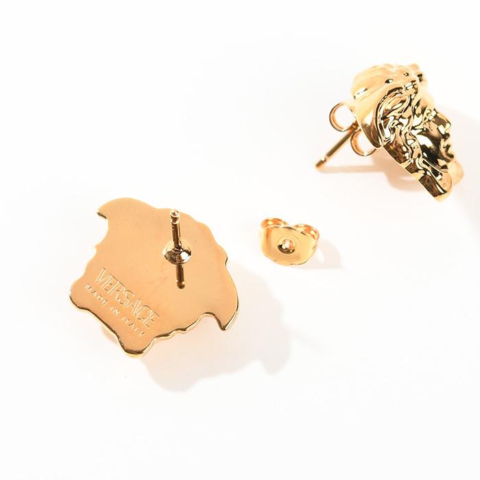 【片耳用】VERSACE ヴェルサーチェ エナメル メドゥーサ スタッド ピアス 正規品】VERSACE ヴェルサーチェ エナメル メドゥーサ スタッド