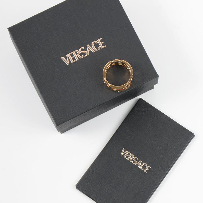 VERSACE（ヴェルサーチェ） ベルサーチ ゴールド 指輪 グレカリング