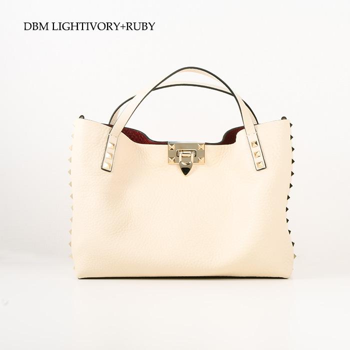 VALENTINO ヴァレンティノ バッグ ロックスタッズカーフスキン VALENTINO ヴァレンティノ バッグ ロックスタッズカーフスキン