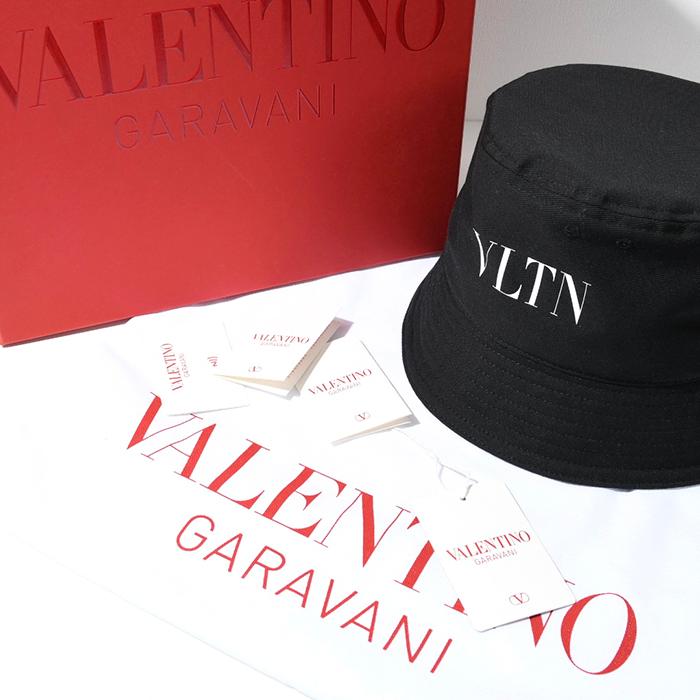 VALENTINO ヴァレンティノ バケットハット ハット バケハ 帽子 VLTN コットンバケットハット HGA11UXI ユニセックス レディース  おすすめ